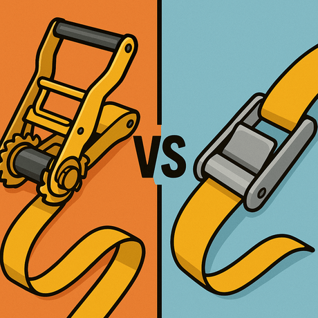 Ratchet Strap and Cam Buckle