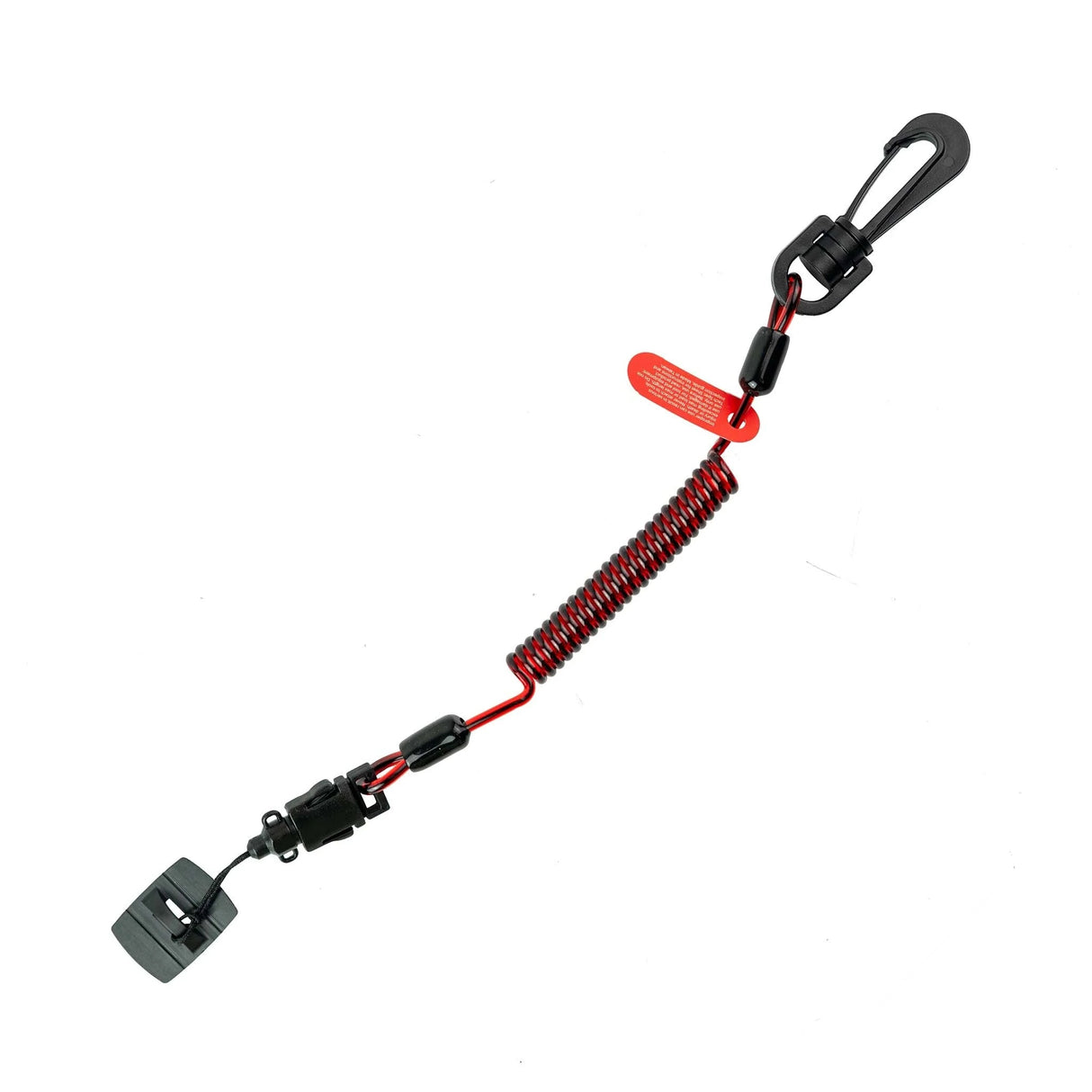 Coil E-Tether With Poly Clip & E-Catch (Non-Conductive)