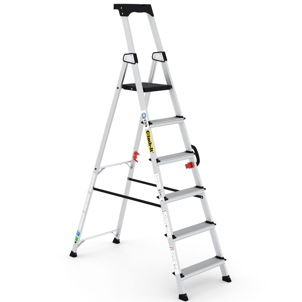 Professional Stepladders with Carry Handle