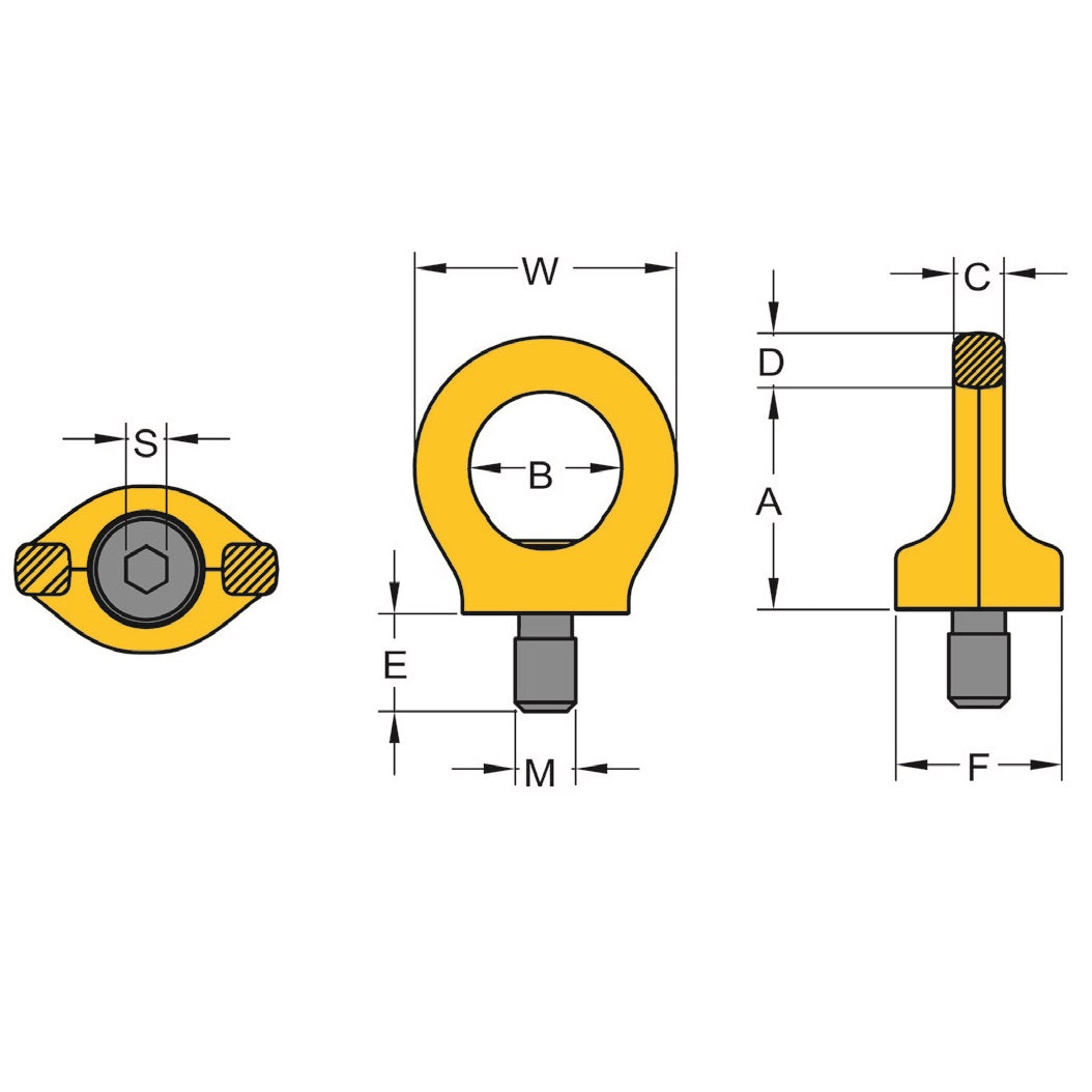 YOKE Type 291K Key Eye Point