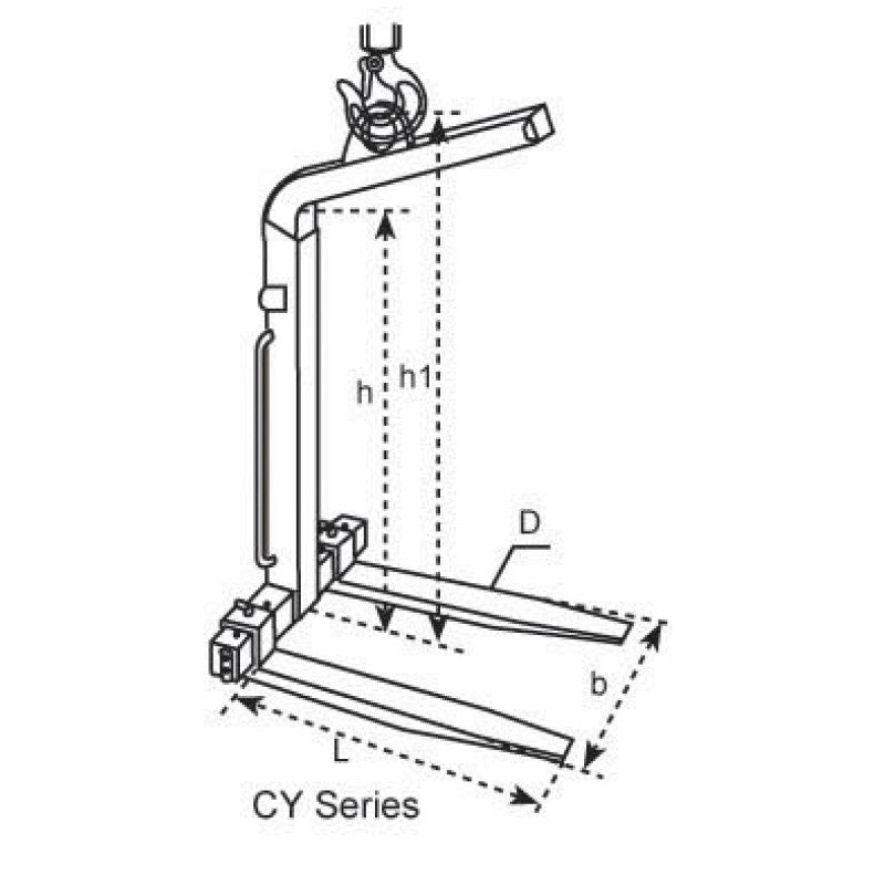 Self Balancing Crane Forks