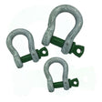 green pin bow shackle screw pin
