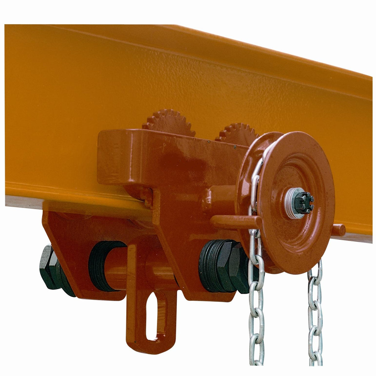 Geared Travel Trolley ¦ Plain Bar Type