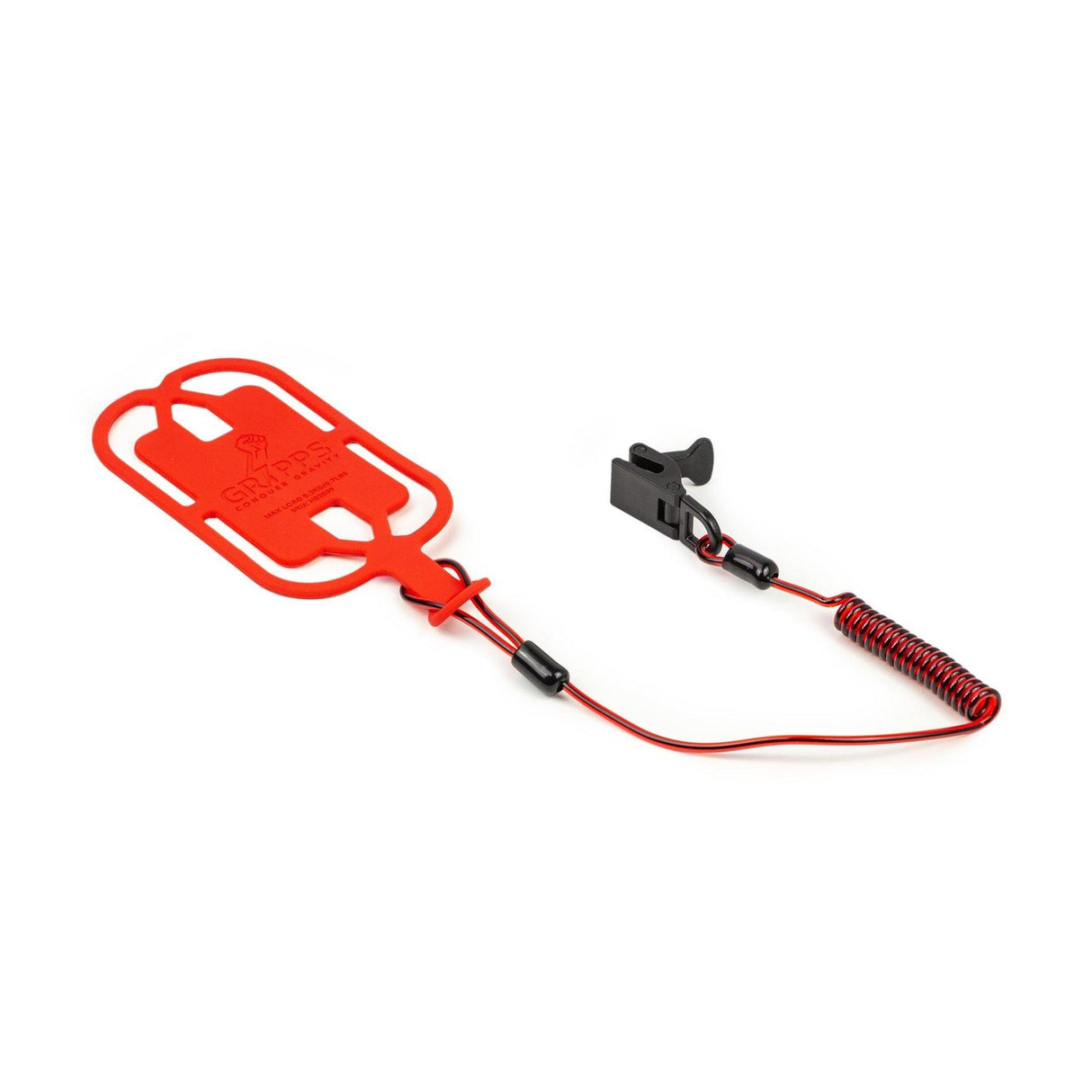 Phone Gripper with Coil Tether (Non-Conductive)