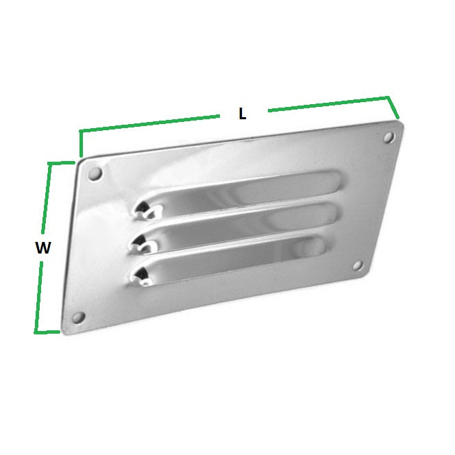 Small Horizontal Vent ¦ Stainless Steel