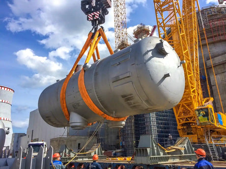 Wire rope lifting sling used for lifting large awkward loads in infrastructure and offshore environments