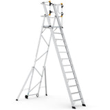 Large Platform Folding Steps with Safety Gates