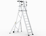 Large Platform Folding Steps with Safety Gates