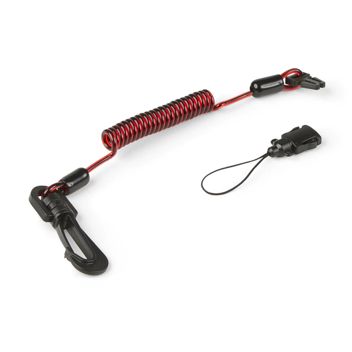 Coil E-Tether With Poly Clip & E-Catch (Non-Conductive)