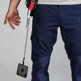 Coil E-Tether With Poly Clip & E-Catch (Non-Conductive)