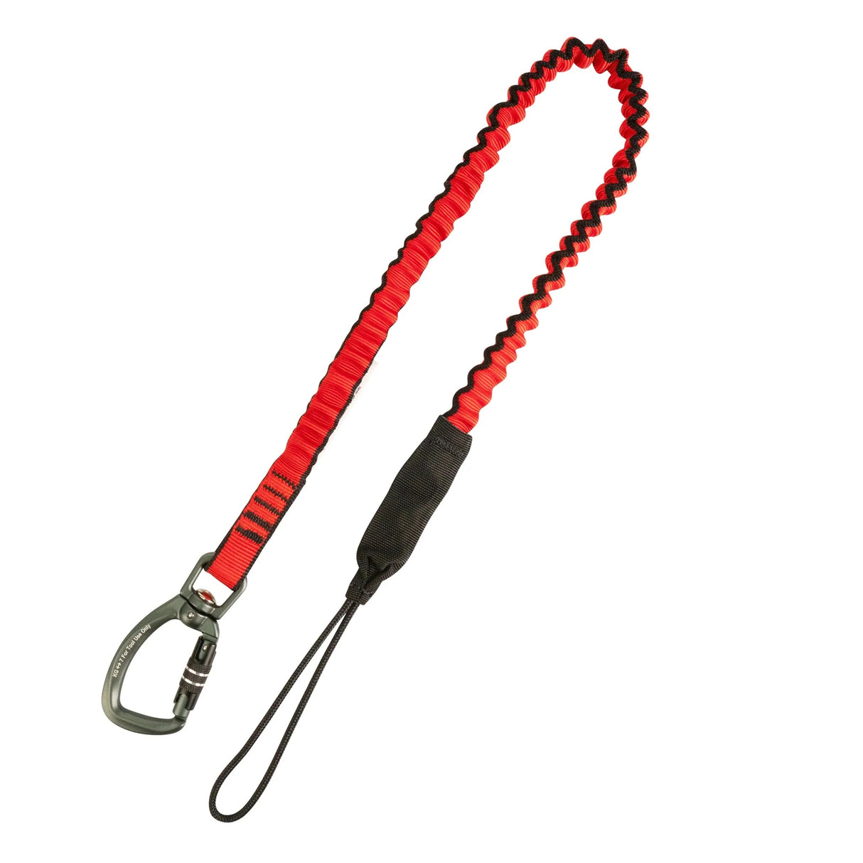Bungee Tether Dual-Action Swivel Carabiner