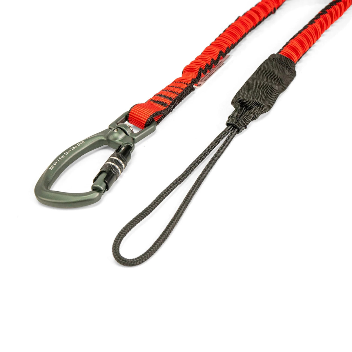 Bungee Tether Dual-Action Swivel Carabiner