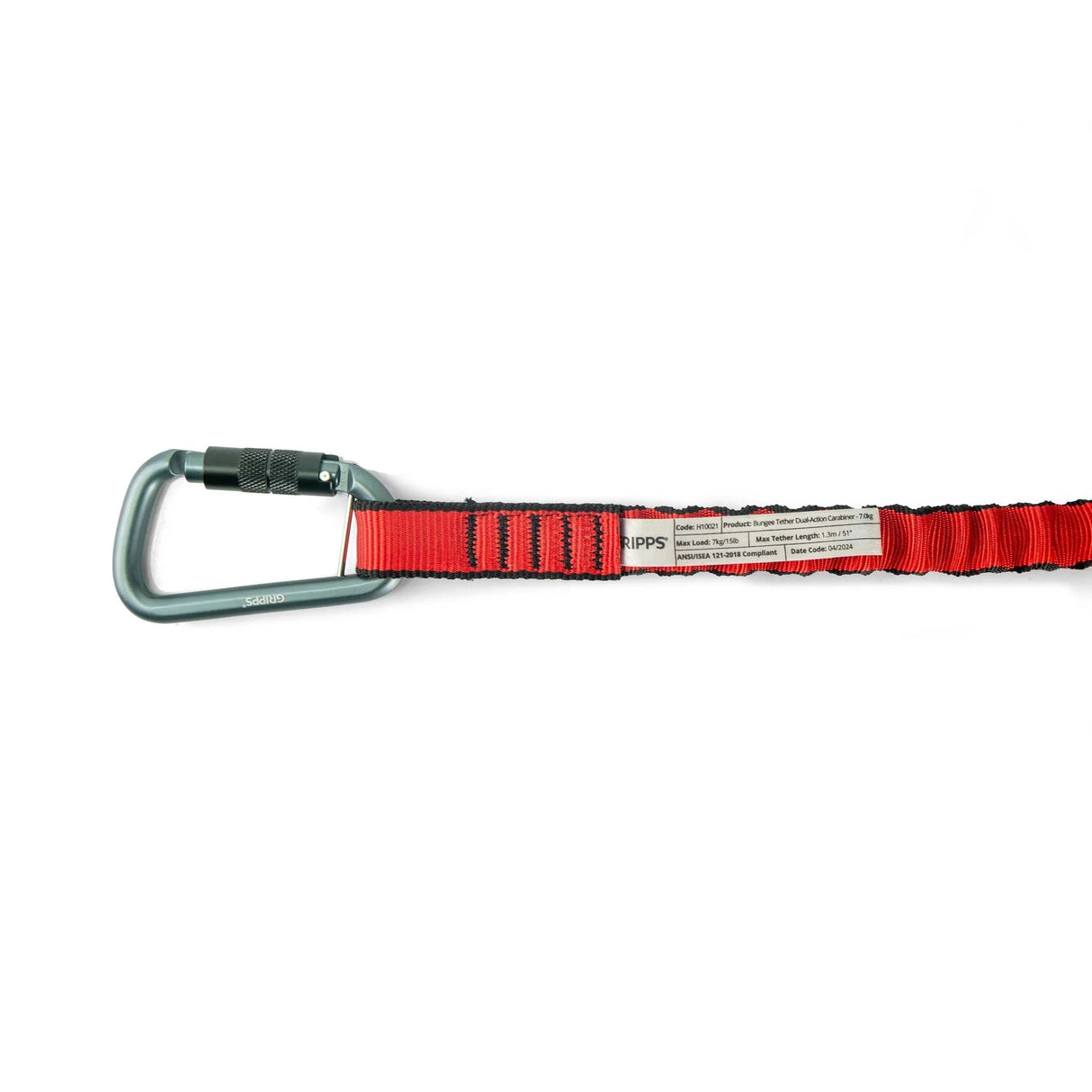 Bungee Tether Dual-Action Carabiner