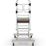 Mobile Steps with Safety Gate