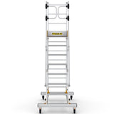 Mobile Steps with Safety Gate