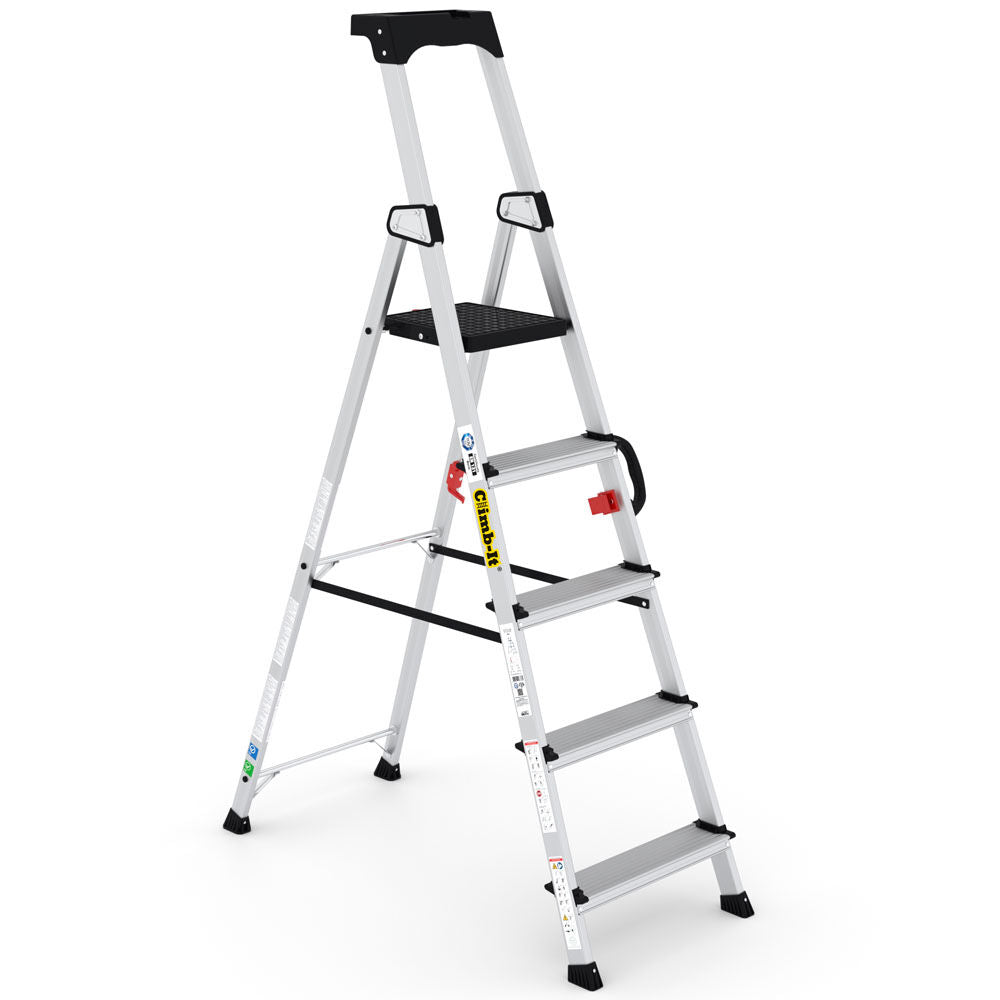 Professional Stepladders with Carry Handle