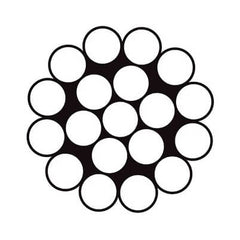 Stainless Steel 1 x 19 Construction Wire Rope