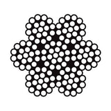 7 x 19 Construction Stainless Steel Wire Rope