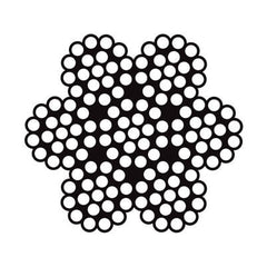 7 x 19 Construction Stainless Steel Wire Rope