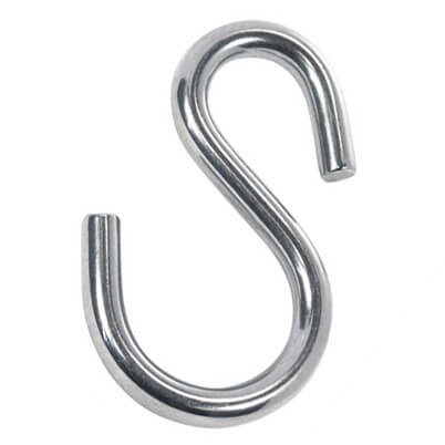 Asymmetric 'S' Hook ¦ Stainless Steel
