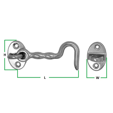 Cabin Door Hook ¦ Stainless Steel