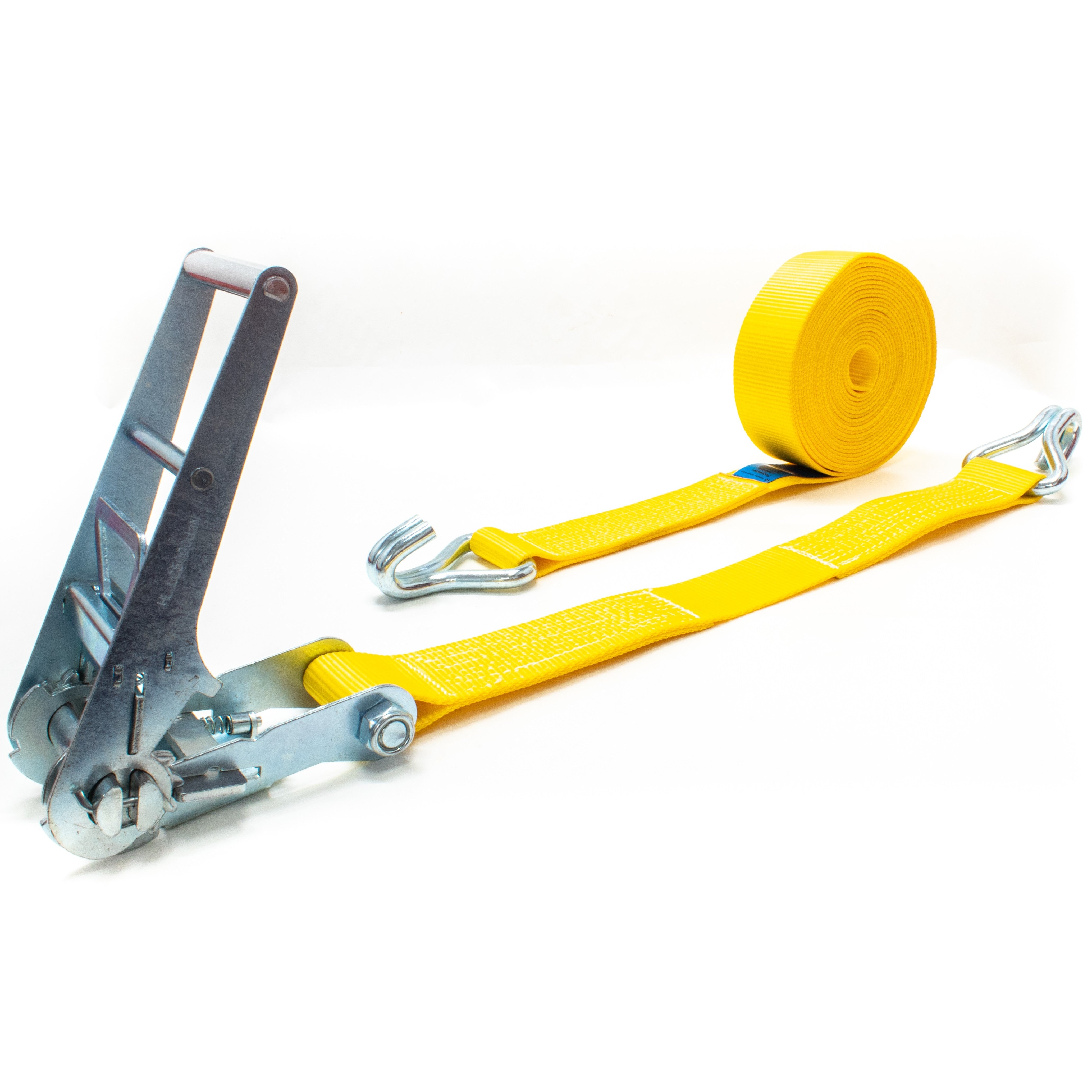 5000daN Ratchet Straps (75mm Wide) Claw Hooks | UK Lifting Store