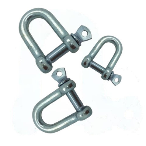 Commercial Pattern Galvanised DEE Shackle