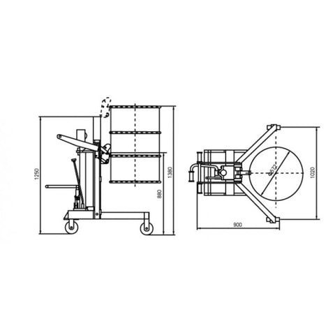 Hydraulic Drum Loader / Unloader