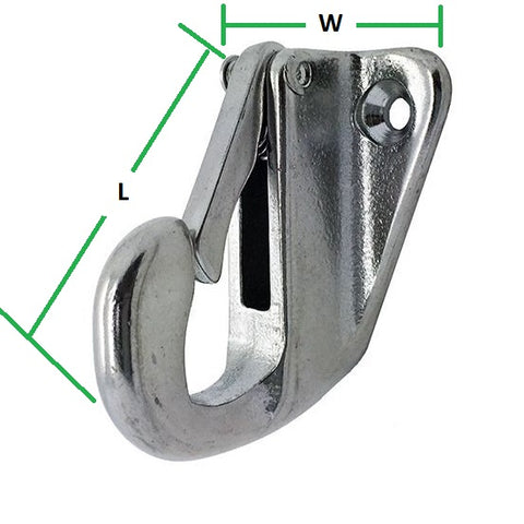 Fender Hook with Catch ¦ Stainless Steel