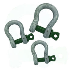 green pin bow shackle screw pin