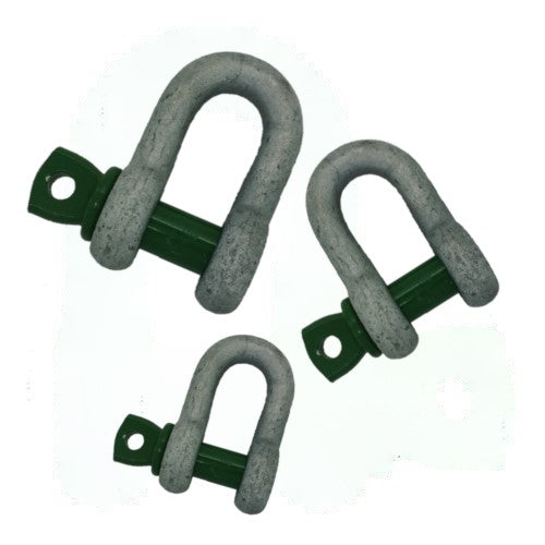 green pin screw pin dee shackle