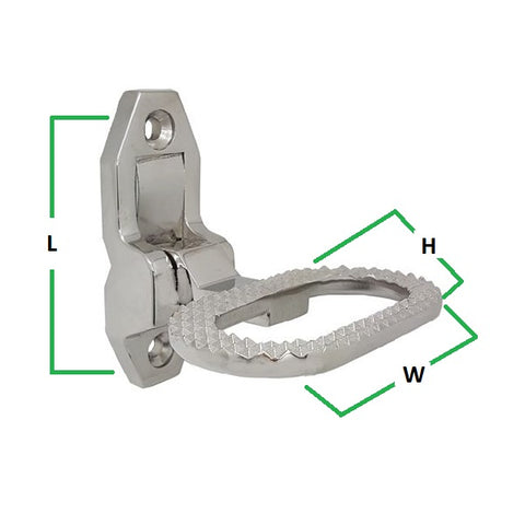 Large Folding Step ¦ Stainless Steel