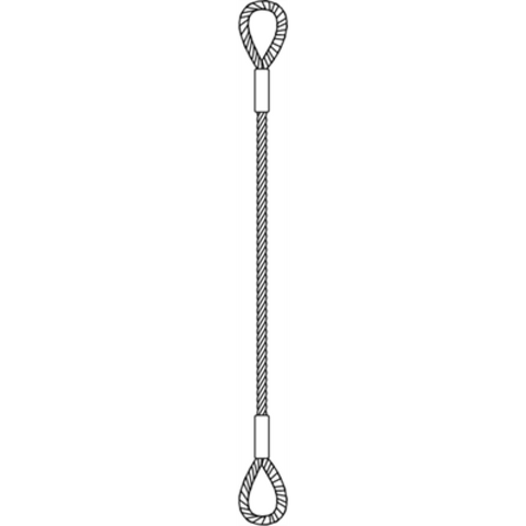 Single Leg Wire Rope Sling