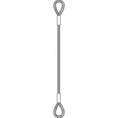 Single Leg Wire Rope Sling