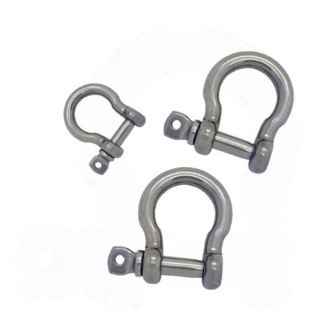 Load Rated Screw Pin BOW Shackle ¦ Stainless Steel